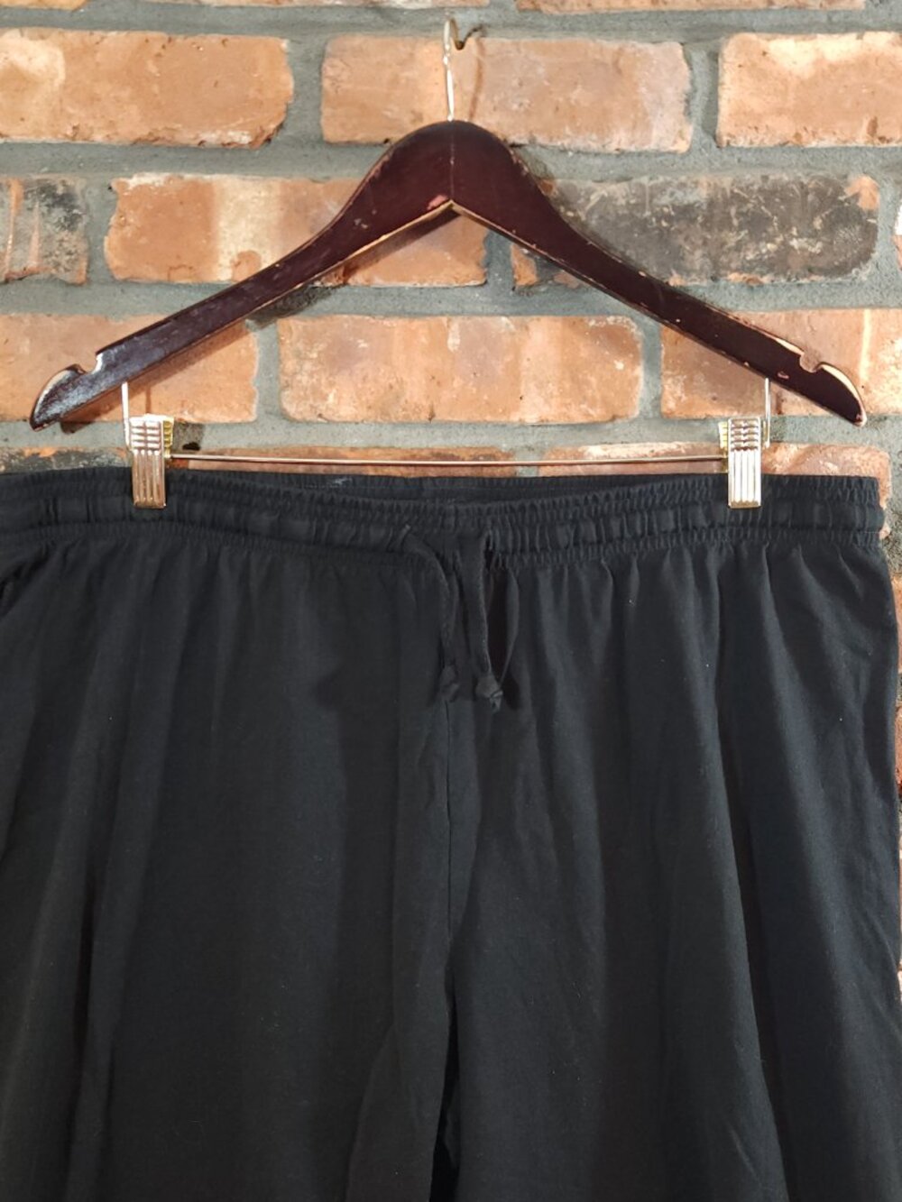 Champion Lightweight C Logo Lounge Capri in Black Athleisure Casual Women's XL - Picture 5 of 8